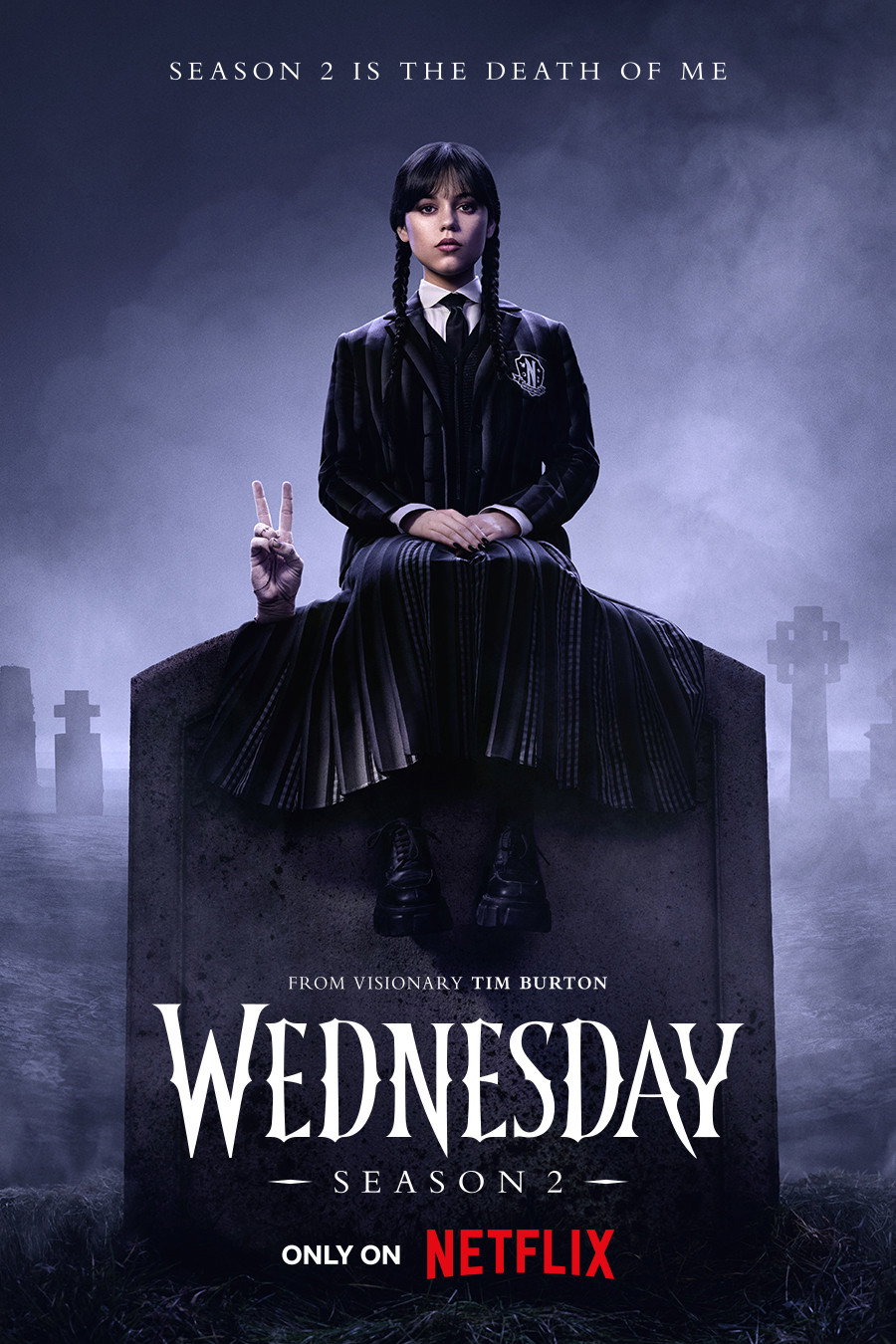 โปสเตอร์ Wednesday · Season 2